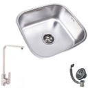 Ver imagem 1 de Cuba Simples 9463 Platin+Torneira Paris Gourmet Inox Guimmis