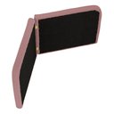 Ver imagem 3 de Cabeceira Painel Orgânico Cama Box Queen Size Aira 160cm Dobrável Bouclé Rosa Escuro - Desk Design