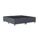 Ver imagem 1 de Box Sommier Bipartido Queen 1,58x1,98 Conceito Cinza - Corino