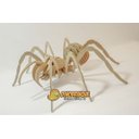 Ver imagem 2 de Quebra Cabeça 3D Aranha 28 Peças em MDF - Dinobrinque