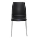 Ver imagem 2 de Cadeira Vanda Preta Pernas em Alumínio - 92053909 - Tramontina