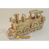 Quebra Cabeça 3D Locomotiva Trem 33 Peças em MDF - Dinobrinque - 2