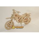 Ver imagem 2 de Quebra Cabeça 3D Moto Cross 55 Peças em MDF - Dinobrinque