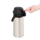 Ver imagem 7 de Garrafa Térmica Airpot Inox Com alavanca 1,9 Litros Mor