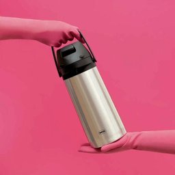 Garrafa Térmica Airpot Inox Com alavanca 1,9 Litros Mor - 9