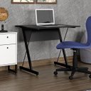 Ver imagem 2 de Kit 2 Mesas para Computador Escrivaninha Zetta 90cm Pés Metálicos Preto - Fit Mobel