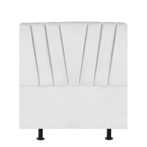 Cabeceira para Cama Box Solteiro 90 Cm Bélgica:branco