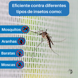 Tela Mosquiteiro Magnética Fibra de Vidro 230 X 230cm Mm Telas - 4