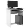 Mesa de Computador Escrivaninha Office Prática Canto Estudo Trabalho Quarto Escritório – Branco -RPM - 1