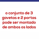 Ver imagem 5 de Guarda-roupa Solteiro 4 Portas com Cama de Solteiro Cancun Batrol Móveis