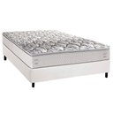 Ver imagem 1 de Cama Box Casal: Colchão Ortopédico Herval Ag65 Santorini C1604 + Base Crc Corano White (138x188)