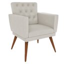 Ver imagem 2 de Kit 3 Poltronas Nina com Capitone - Bege