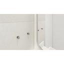 Ver imagem 4 de Kit de Acessorios para Banheiro com 3 Peças em Aço Inox Polido Linha Larissa com Toalheiro Duplo