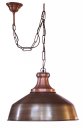 Ver imagem 2 de Luminária Pendente Industrial em Metal Bronze Envelhecido 50 cm