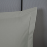 Porta Travesseiro 1 Peça Dia a Dia 70 X 50cm Algodão Percal 140 Fios Cinza - 3