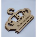 Ver imagem 1 de Kit 10 Cabides Coroa Porta Laços/ Lacinhos em Mdf