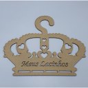 Ver imagem 4 de Kit 10 Cabides Coroa Porta Laços/ Lacinhos em Mdf
