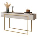 Ver imagem 1 de Aparador para Sala de Estar Espelhado Pés Industrial Malika D05 Bali - Lyam Decor