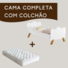 Cama Infantil para Menino ou Menina com Colchão Muito Segura com Proteção Lateral - 2