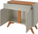 Ver imagem 6 de Buffet Aros 2 Portas Pés Madeira Maciça - Mv - Rei de Casa Off White/naturalle
