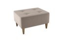 Ver imagem 1 de Puff Decorativo Piva Suede Bege