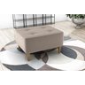 Puff Decorativo Piva Suede Bege - 2