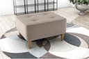Ver imagem 2 de Puff Decorativo Piva Suede Bege