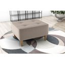 Ver imagem 2 de Puff Decorativo Piva Suede Bege