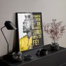 Quadro Frase Motivacional Neymar Futebol Moldura e Vidro - 2