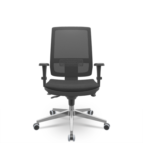 Brizza Tela Slider 3d Base Aluminio Plaxmetal Ergonômi - Poliéster Preto