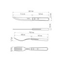 Ver imagem 3 de Jogo de Talheres 12 Pcs Dynamic Inox Inox