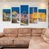 Conjunto em Tela Canvas Las Vegas - 1 x 2m - 1