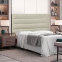 Ver imagem 2 de Cabeceira Cama Box Casal King 195cm Vera Corino - Loja Sheep