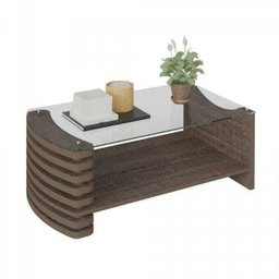 Mesa de Centro com Tampo de Vidro Sonatta Veneza - 2