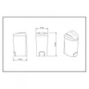 Ver imagem 2 de Porta Sabonete Líquido Plástico Japi