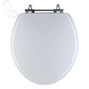 Ver imagem 1 de Tampa Vaso Sanitário Madeira Laqueada Carina Branco para Bacia Ideal Standard