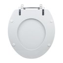 Ver imagem 5 de Tampa Vaso Sanitário Madeira Laqueada Carina Branco para Bacia Ideal Standard