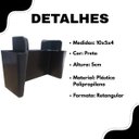 Ver imagem 4 de Kit 100 Pés para Móveis Armário Roupeiro Pezinho de Canto Cômoda Reforçado Ivy:preto