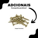 Ver imagem 5 de Kit 100 Pés para Móveis Armário Roupeiro Pezinho de Canto Cômoda Reforçado Ivy:preto