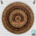 Ver imagem 1 de Mandala Artesanal Espiral Raízes, Cipós e Madeira Reciclada