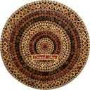 Ver imagem 2 de Mandala Artesanal Espiral Raízes, Cipós e Madeira Reciclada