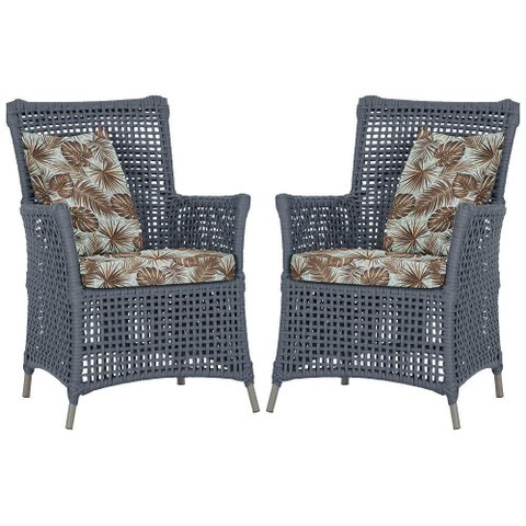 Poltronas Igapó Alumínio Pintura Fendi Corda Náutica E6 Prata
