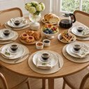 Ver imagem 2 de Jogo 16 Pçs Xícaras Café com Pires 110ml Vidro Império Wolff