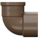 Ver imagem 2 de Joelho De 90° Redução Roscável Soldável PVC Marrom Tubos Água Fria 1X3/4" Polegadas 32X25mm