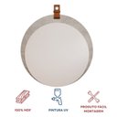 Ver imagem 4 de Espelho Decorativo 60x60cm com Alça em Couro Bella Yescasa