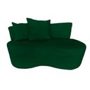 Ver imagem 3 de Namoradeira Sofá 2 Lugares Yara Orgânica Bouclé Verde