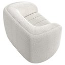 Ver imagem 7 de Poltrona Decorativa para Sala Lazio M03 Bouclê Branco - Lyam Decor