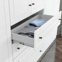 Ver imagem 5 de Guarda-Roupa Casal 6 Portas 4 Gavetas Americano Henn