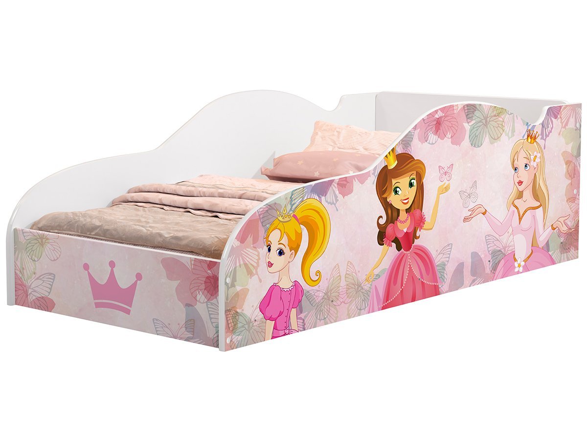 Cama Princesa Infantil Quarto de Menina Rosa - 4