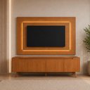 Ver imagem 1 de Painel Completo com Rack Dulce 58" 75" MDF com LED Bivolt Naturalle